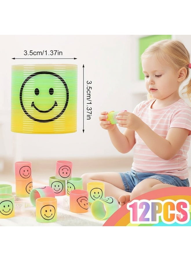 لعبة درج حلزونية بألوان قوس قزح للأطفال - 12 قطعة درج، 3.5 × 3.5 سم، قافزة حلزونية سحرية على شكل ريشة - Image 5